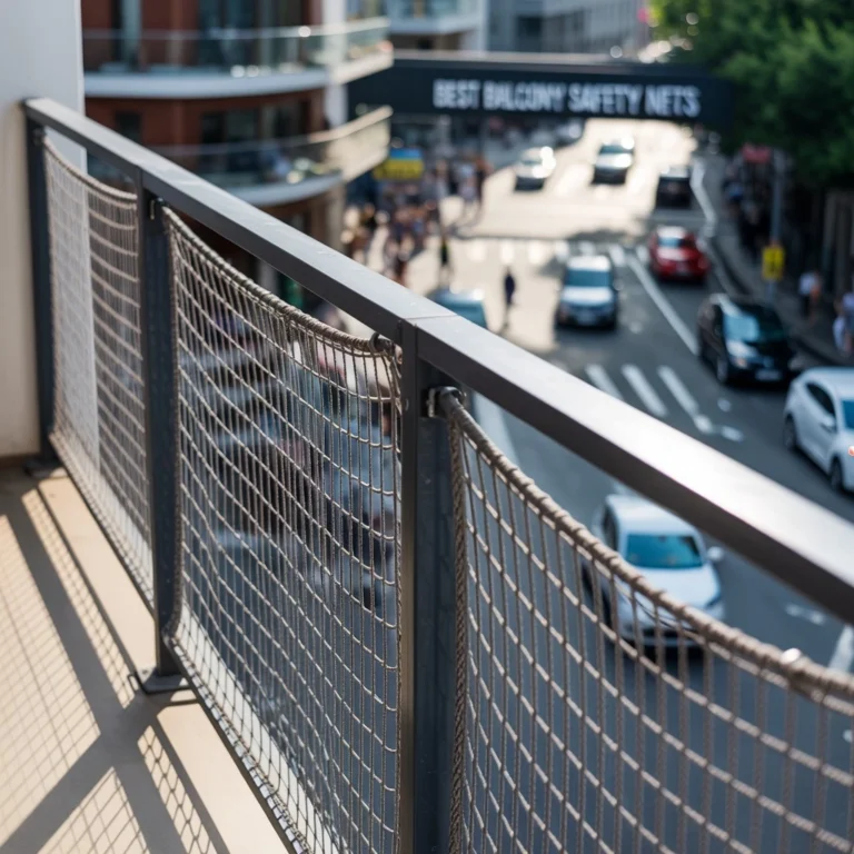 Balcony safety nets provide strong, invisible protection for children, pets, and belongings—ideal for high-rise apartments and open balcony spaces.