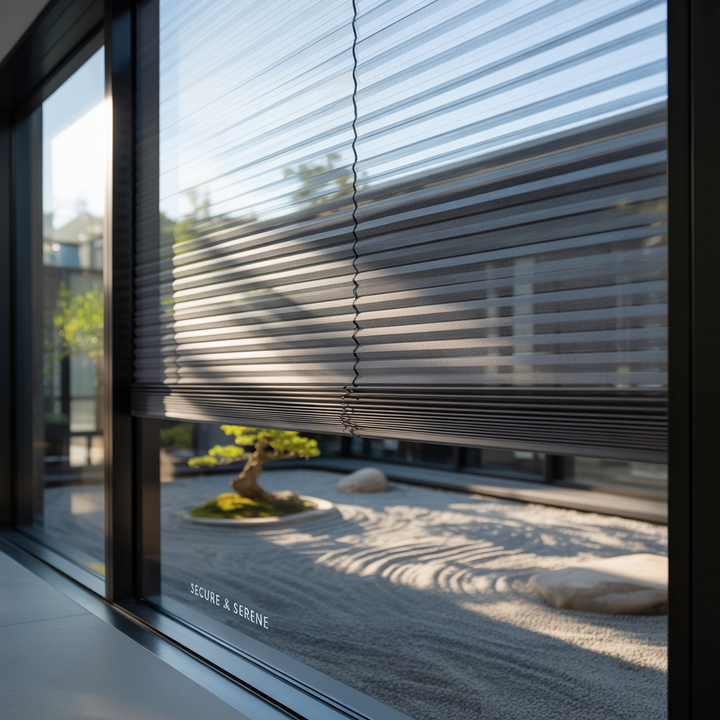 Pleated Security Screen